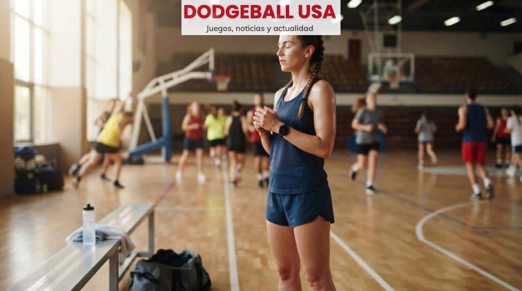 Deportista gestionando la ansiedad antes de competir