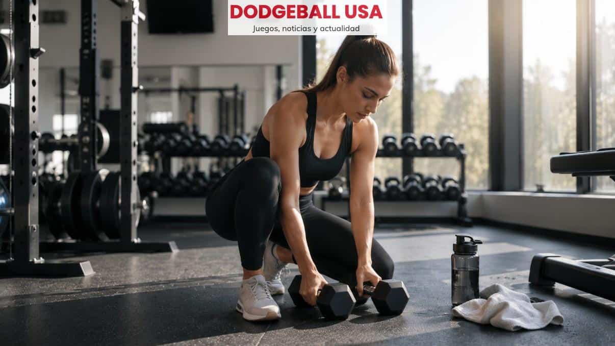 Persona recuperando la motivación para entrenar en el gimnasio